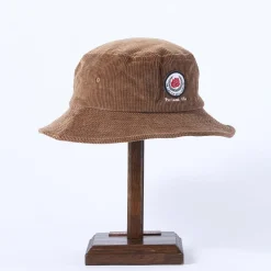 H.W. Dog Rose Bucket Hat Black Beige