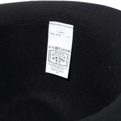 H.W. Dog Travellers Hat Black
