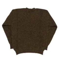Jamieson's Of Shetland Jamieson's For Clutch Cafe Brushed Shetland Sweater Earth