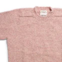 Jamieson's Of Shetland Jamieson's For Clutch Cafe Brushed Shetland Sweater Dog Rose