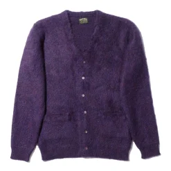 Jelado 'Cobain' Mohair Cardigan Purple