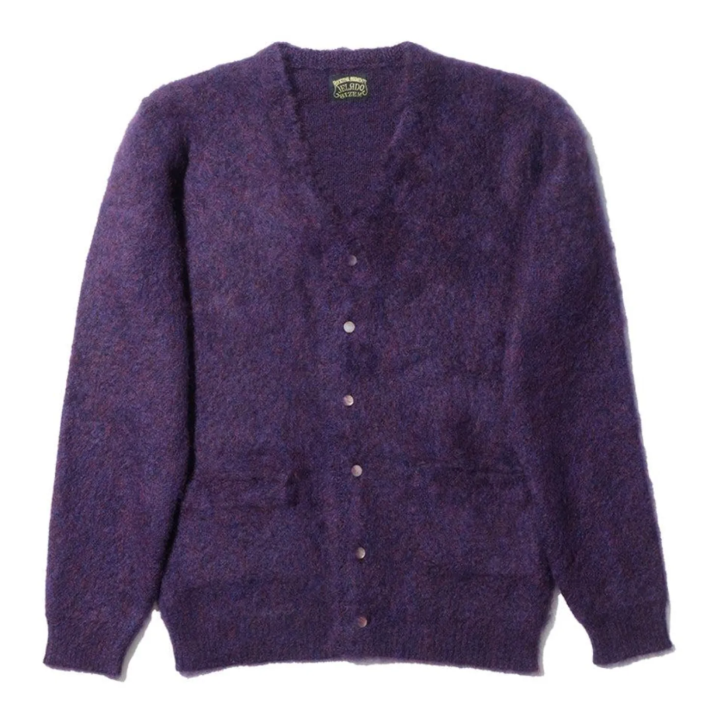 Jelado 'Cobain' Mohair Cardigan Purple