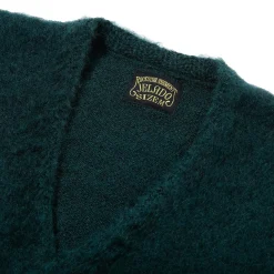 Jelado 'Cobain' Mohair Cardigan Grass Green