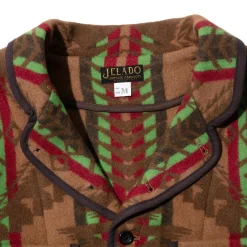 Jelado Shawl Collar Blanket Gown Camel