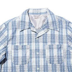 Jelado Westcoast Shirt Indigo x Vanilla Sashiko