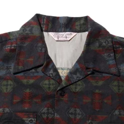 Jelado Westcoast Shirt Printed Native Pattern Black