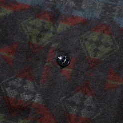 Jelado Westcoast Shirt Printed Native Pattern Black