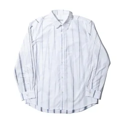 Kuon Arimatsu Shibori Regular Collar Shirt White