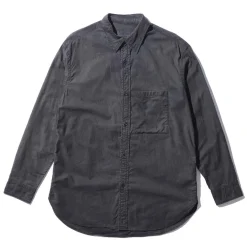 Kuon Regular Collar Shirt Sumizome Charcoal Grey