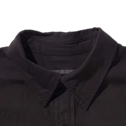 Kuon Regular Collar Shirt Dorozome Mud Brown