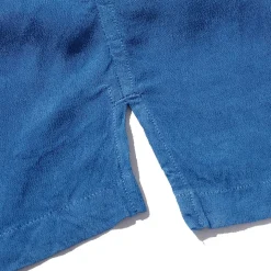 Kuon S/S Open Collar Shirt Aizome