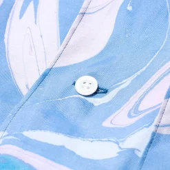 Kuon S/S Suminagashi Camp Collar Shirt