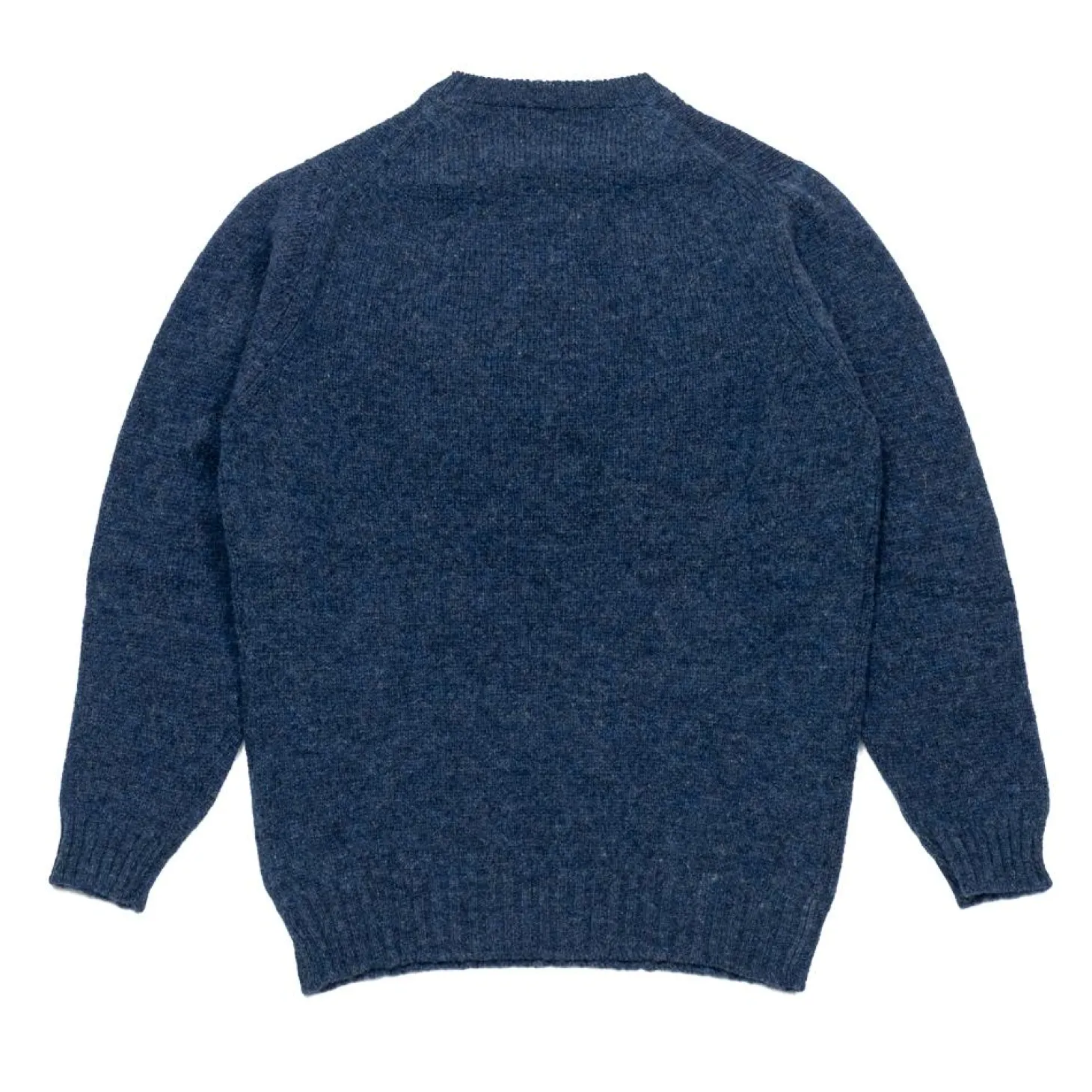 Malloch's Wreay Shetland Crew Neck Denim