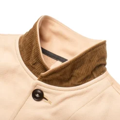 Mister Freedom Campus Leather Jacket Natural