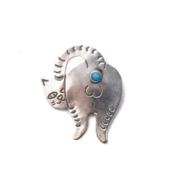Munqa Catass Turquoise Broach