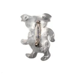 Munqa Dreaming Bear Turquoise Broach