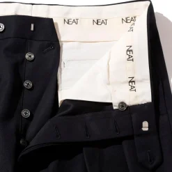 NEAT Back Satin Gabardine Standard Type 1 Navy