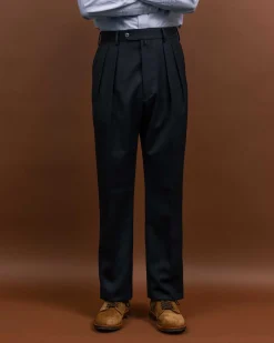 NEAT Back Satin Gabardine Standard Type 1 Navy