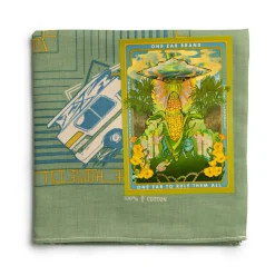 One Ear Brand Home I'll Never Be Sage Green Bandana