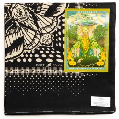 One Ear Brand Nighthings Olive Black Bandana