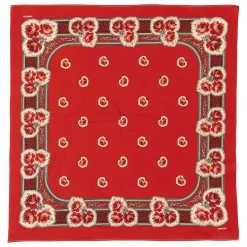One Ear Brand x Ooe Yofukuten Ecossaise Turkey Red Bandana