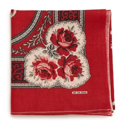 One Ear Brand x Ooe Yofukuten Ecossaise Turkey Red Bandana