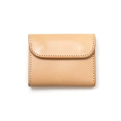 Opus Japan Mini Tri-Fold Wallet Natural