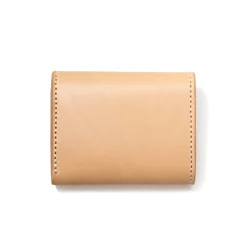 Opus Japan Mini Tri-Fold Wallet Natural