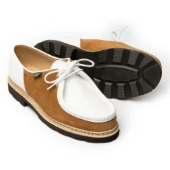 Parbaoot Paraboot Michael Graine Blanc / Velour Whisky