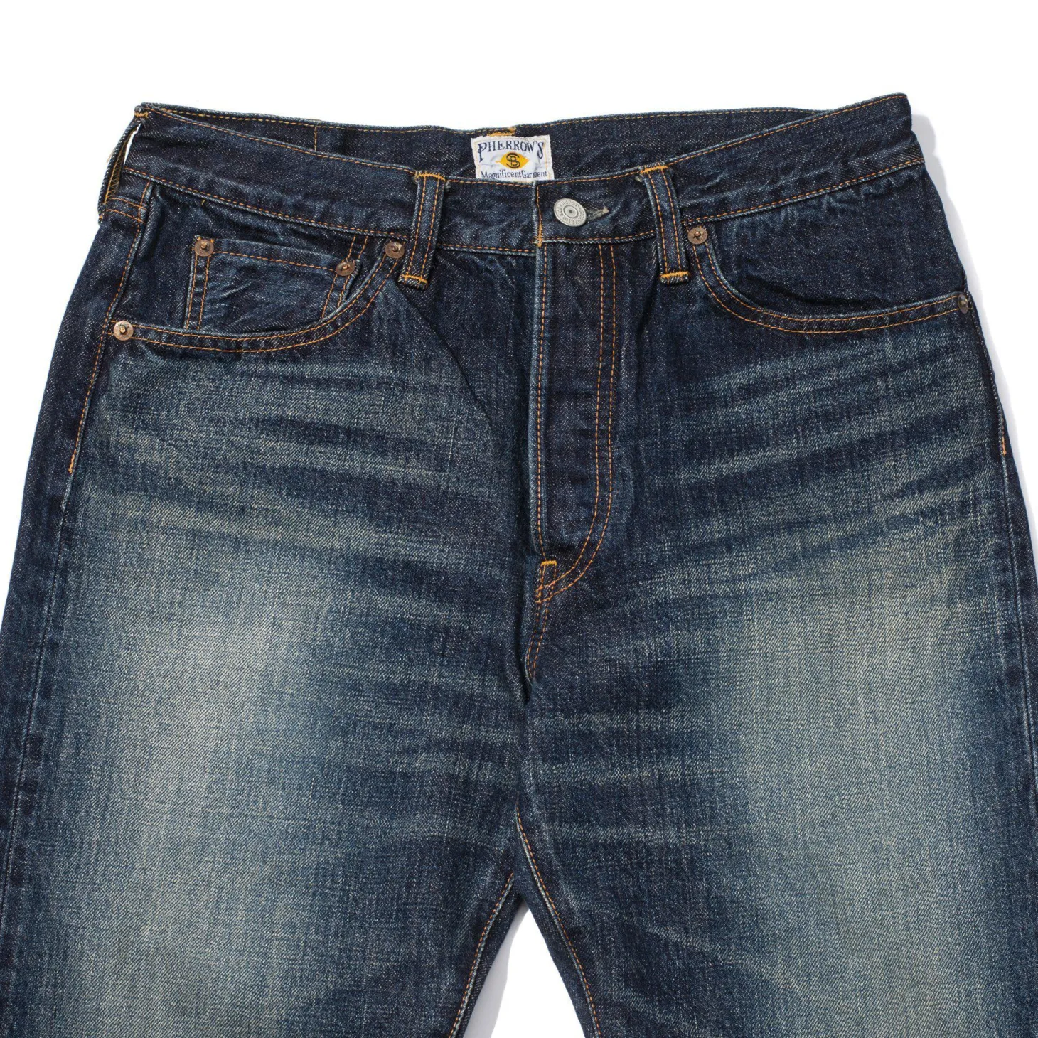Pherrow's 466 Vintage Wash 13.5oz Jean