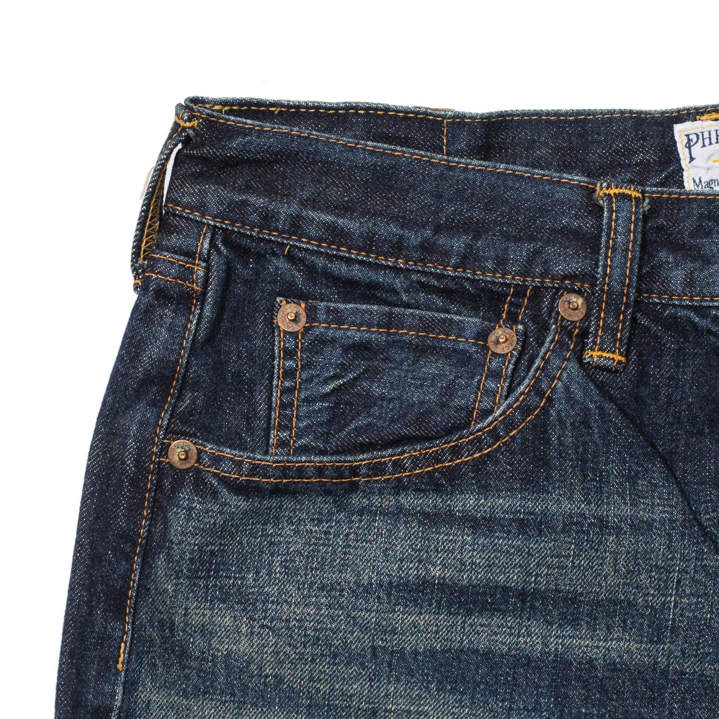 Pherrow's 466 Vintage Wash 13.5oz Jean