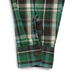 Pherrow's Cotton Flannel Shirt Green