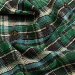 Pherrow's Cotton Flannel Shirt Green