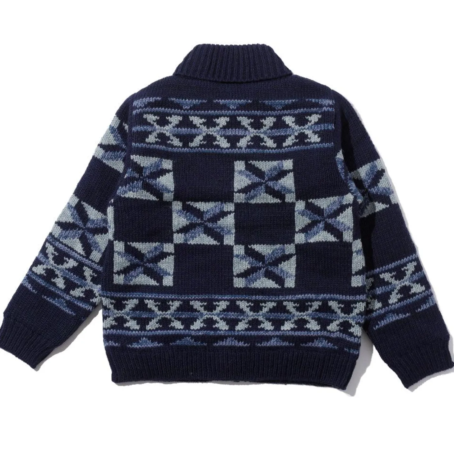 Pherrow's Hand Knitted Cardigan Indigo
