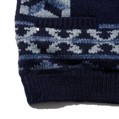 Pherrow's Hand Knitted Cardigan Indigo