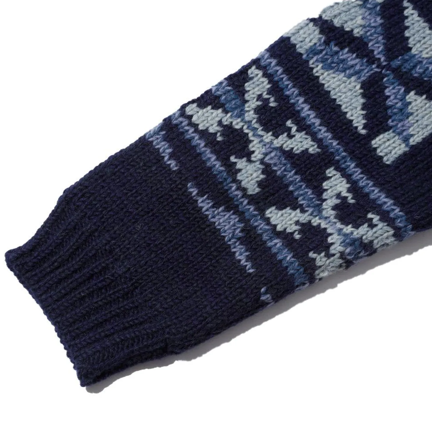 Pherrow's Hand Knitted Cardigan Indigo