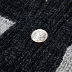 Pherrow's Hand Knitted Cardigan Black