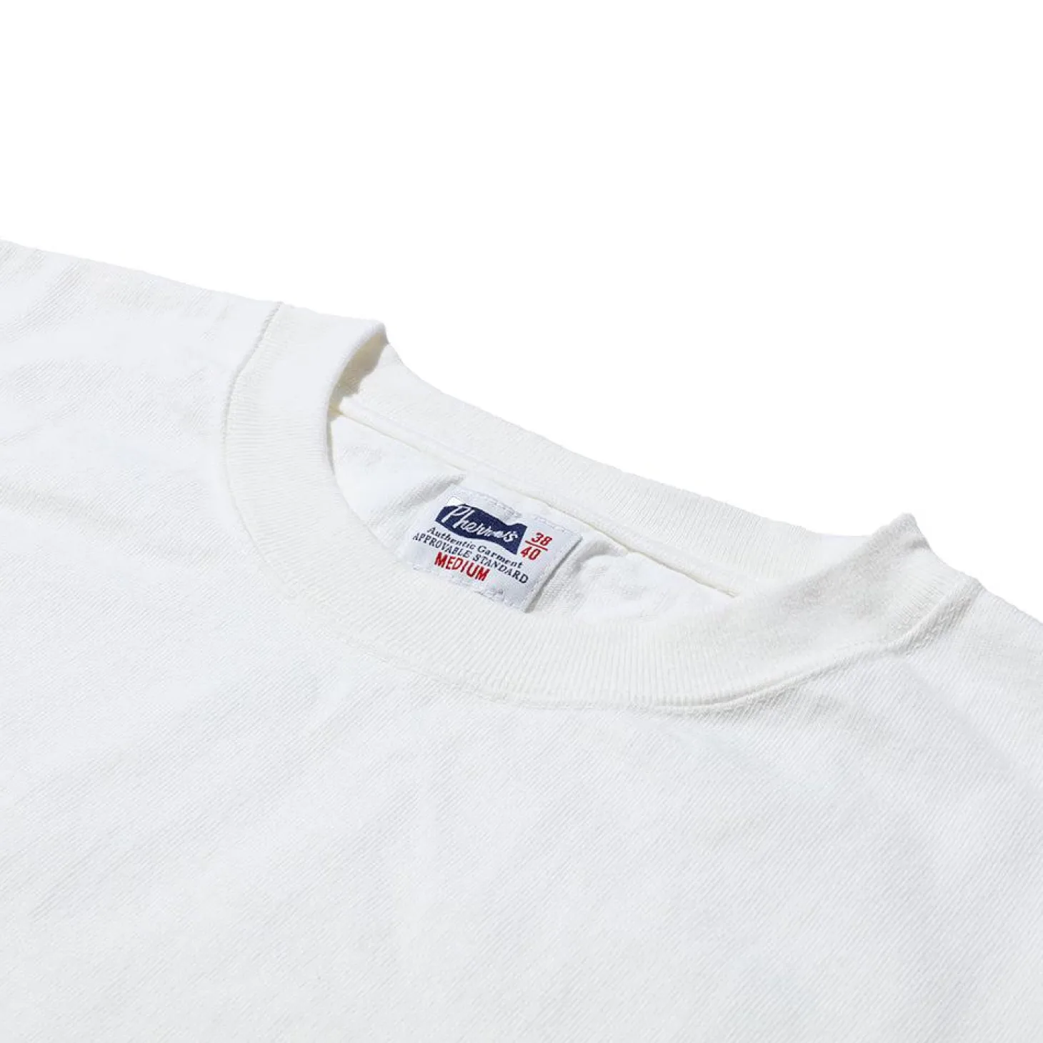 Pherrow's Heavyweight Pocket Tee White