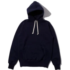 Pherrow's Loopwheel Hooded Sweatshirt Navy