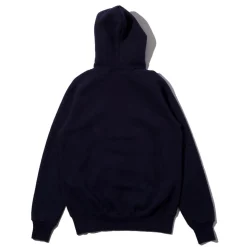 Pherrow's Loopwheel Hooded Sweatshirt Navy