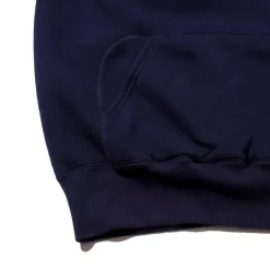 Pherrow's Loopwheel Hooded Sweatshirt Navy