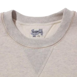 Pherrow's Loopwheel Sweatshirt Oatmeal