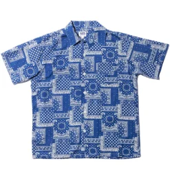 Pherrow's Open Collar Shirt Bandana Print
