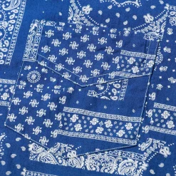 Pherrow's Open Collar Shirt Bandana Print