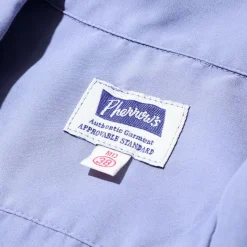 Pherrow's Open Collar Shirt Purple