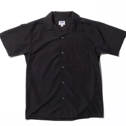 Pherrow's Open Collar Shirt Black
