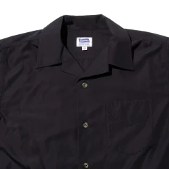 Pherrow's Open Collar Shirt Black