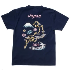 Pherrow's 20S-PT9 Japan 2020 T-shirt Navy