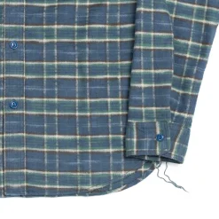 Pherrow's 24W-750 Check Work Shirt Navy