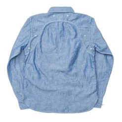 Pherrow's 770WS Chambray Shirt Blue